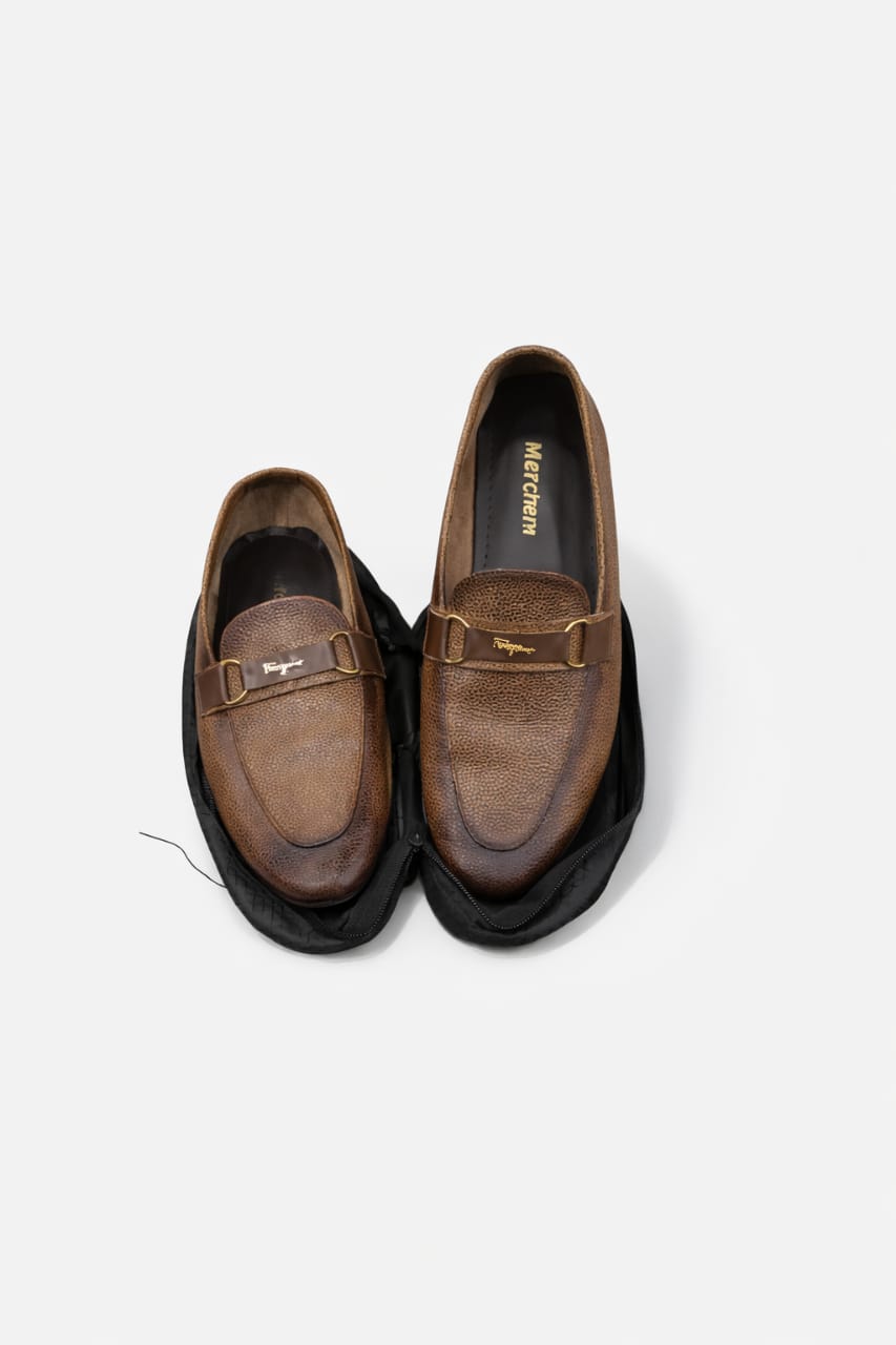 Legacy Brown Buckle Loafer