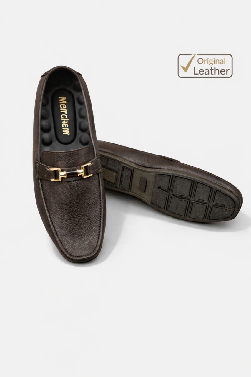 Regal Buckle Leather Loafer