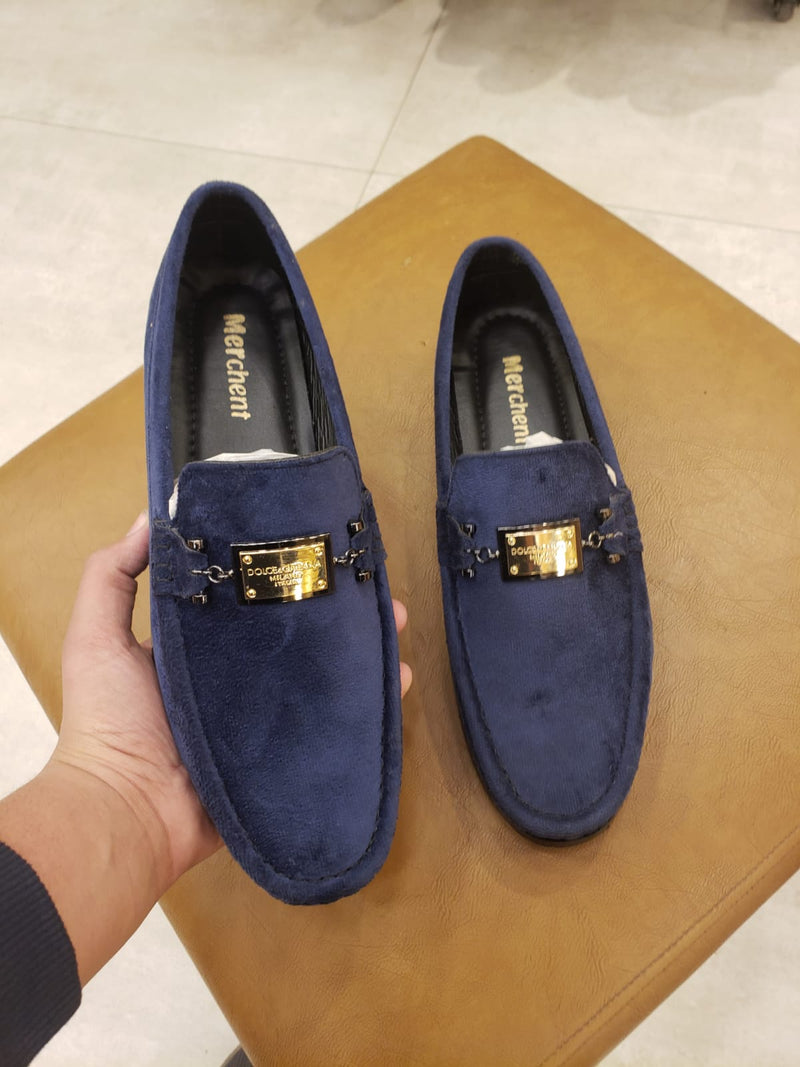 Metro Navy Blue Loafer