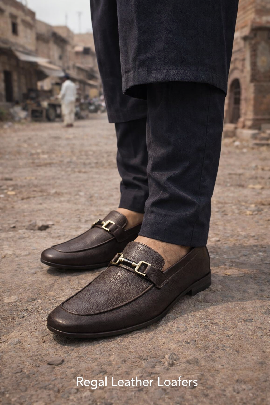 Regal Buckle Leather Loafer