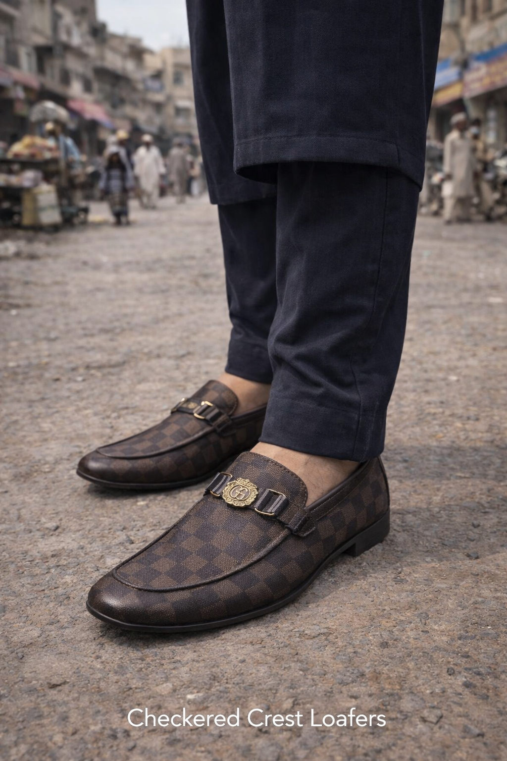 Checkered Crest Loafer