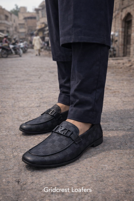 Gridcrest Black Loafer